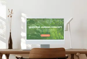 Conception de site web à La Croix-de-Rozon, au coeur du Genevois suisse, pour Moderne Jardins Concept : entreprise de paysagisme créé par Mr Montat et repris par Nicolas SOENEN (canton de Genève, Suisse).