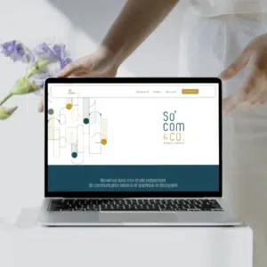 Création de site vitrine à Pouilly-en-Auxois (près de Dijon), pour SoCom & Co : graphiste indépendant pour les particuliers et les professionnels (Côte d'Or, France).