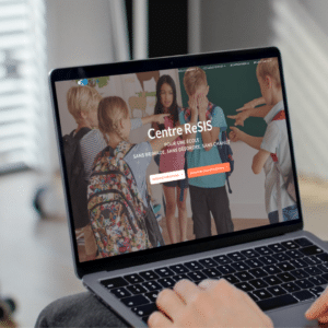 Refonte de site internet à Lyon, pour le site du Centre ReSIS, associatin de lutte et de prévention contre le harcèlement scolaire (Rhône-Alpes, France).
