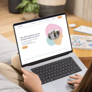 Conception de site WordPress à Clermont-Ferrant, Puy-de-Dôme, France pour Cancer & Douleurs : une association d'information sur les origines et les effets secondaires liés au cancer et aux traitements anti-cancéreux