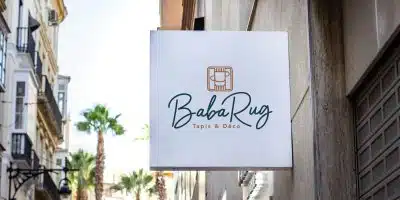 Création d'identité de marque à Paris, pour Baba Rug : boutique de tapis d'Orient et concept-store de décoration d'intérieur basé dans le 14e arrondissement de Paris, France